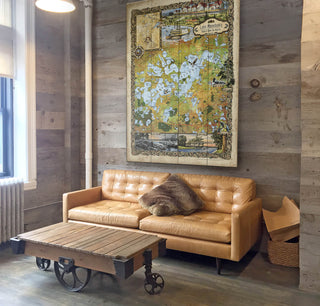 Lake Minnetonka, Minnesota: Illustrated Map - Wood & Metal Wall Art Wood & Metal Wall Art Lisa Middleton