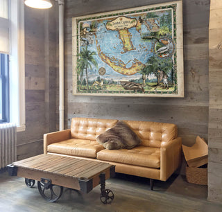 Sanibel Captiva, The Sunshine State: Illustrated Map - Wood & Metal Wall Art Wood & Metal Wall Art Lisa Middleton