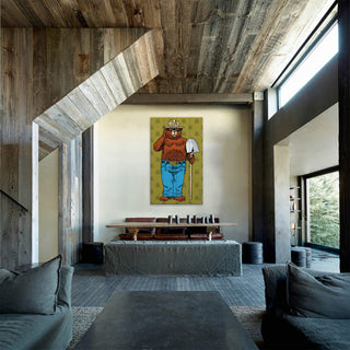 Full Length Smokey Bear - Wood & Metal Wall Art Wood & Metal Wall Art Smokey Bear