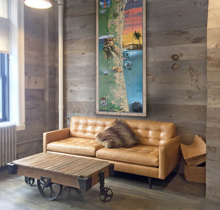The First Coast of Florida: Illustrated Map - Wood & Metal Wall Art Wood & Metal Wall Art Lisa Middleton