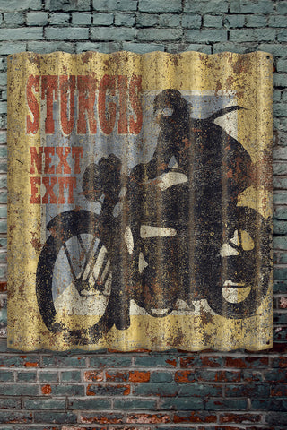 Corrugated Metal category image with sample artwork.