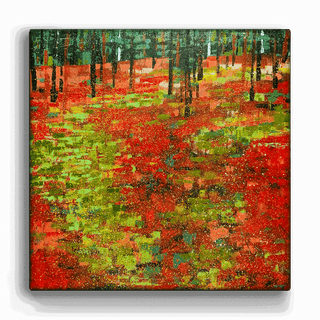 Autumn Huckleberries - Metal Box Art Metal Box Wall Art Nancy Seiler