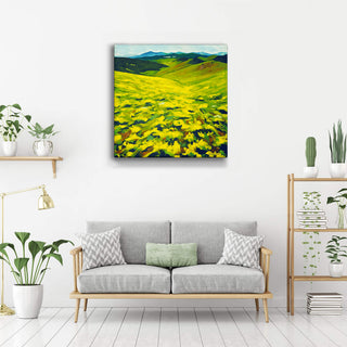 Balsam Root on the Bison Range - Metal Box Art Metal Box Wall Art Nancy Seiler
