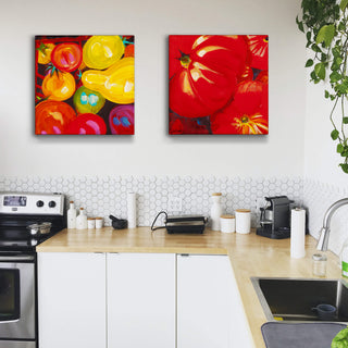 Cherry Tomatoes - Metal Box Art Metal Box Wall Art Nancy Seiler