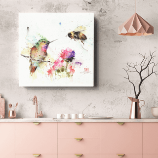 Garden Visitors - Metal Box Art Metal Box Wall Art Dean Crouser