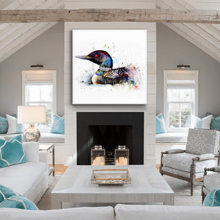 Loon on the Lake - Metal Box Art Metal Box Wall Art Dean Crouser