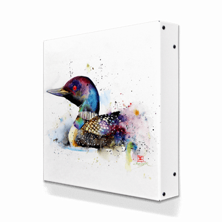 Loon on the Lake - Metal Box Art Metal Box Wall Art Dean Crouser