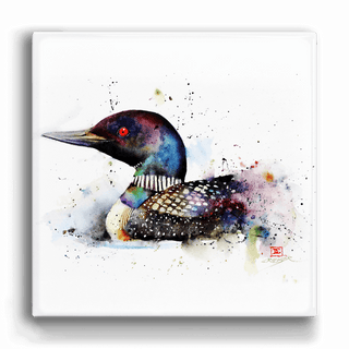 Loon on the Lake - Metal Box Art Metal Box Wall Art Dean Crouser