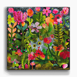Cat Collage - Metal Box Art Metal Box Wall Art Este MacLeod