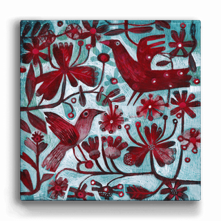Christmas Berries - Metal Box Art Metal Box Wall Art Este MacLeod