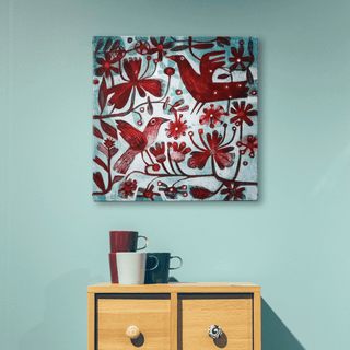 Christmas Berries - Metal Box Art Metal Box Wall Art Este MacLeod