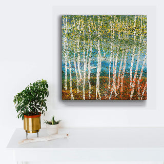 Aspen Grove - Metal Box Art Metal Box Wall Art Nancy Seiler