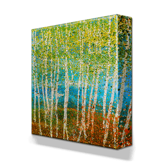Aspen Grove - Metal Box Art Metal Box Wall Art Nancy Seiler