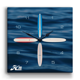 Hobie Surfboard Clock - Metal Box Art Metal Box Wall Art Hobie