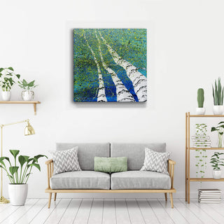 Looking Skyward 1: The First Glimpse - Metal Box Art Metal Box Wall Art Nancy Seiler