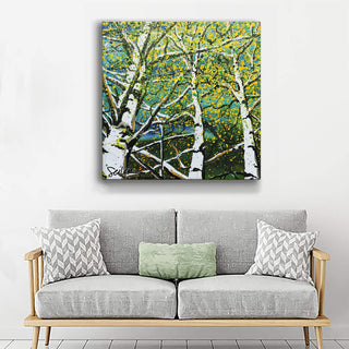 Looking Skyward 4: The Crescendo - Metal Box Art Metal Box Wall Art Nancy Seiler