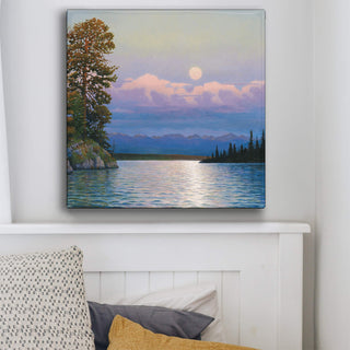Flathead Lake Moonrise - Metal Box Art Metal Box Wall Art Monte Dolack
