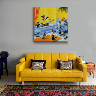 Suburban Refuge - Metal Box Art Metal Box Wall Art Monte Dolack