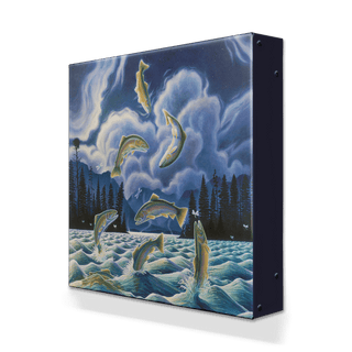 Midnight Rainbows - Metal Box Art Metal Box Wall Art Monte Dolack