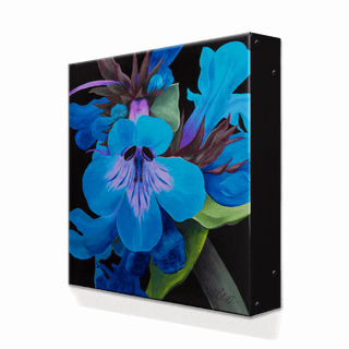 Shining Penstemon - Metal Box Art Metal Box Wall Art Nancy Seiler