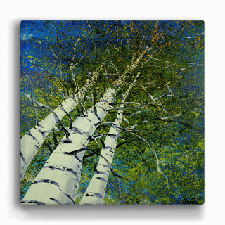 Looking Skyward 2: The Ascend - Metal Box Art Metal Box Wall Art Nancy Seiler