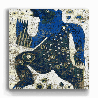 Tribal Bears: Running Bear - Metal Box Art Metal Box Wall Art Shelle Lindholm