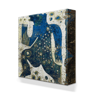 Tribal Bears: Running Bear - Metal Box Art Metal Box Wall Art Shelle Lindholm