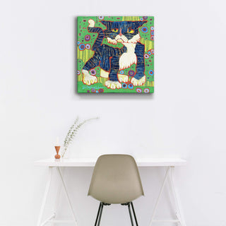 Crabby Tabby - Metal Box Art Metal Box Wall Art Shelle Lindholm