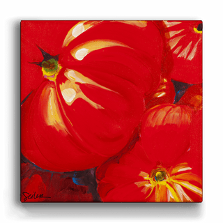 Tomato II - Metal Box Art Metal Box Wall Art Nancy Seiler