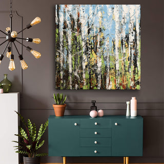 Utah Aspens I - Metal Box Art Metal Box Wall Art Nancy Seiler