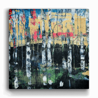 Wooded - Metal Box Art Metal Box Wall Art Nancy Seiler