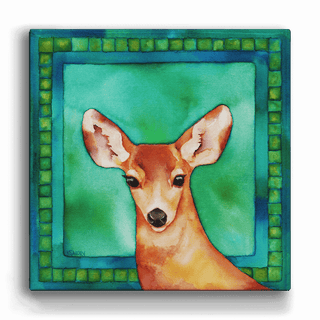Doe Eyes - Metal Box Art Metal Box Wall Art Karen Savory