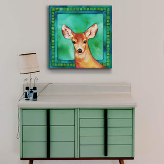 Doe Eyes - Metal Box Art Metal Box Wall Art Karen Savory