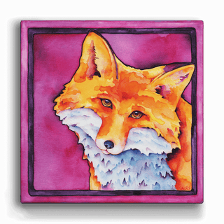 Foxy Lady - Metal Box Art Metal Box Wall Art Karen Savory