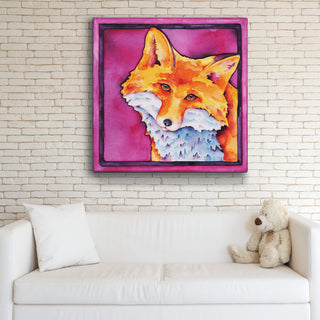Foxy Lady - Metal Box Art Metal Box Wall Art Karen Savory