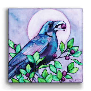 Huckleberry Moon - Metal Box Art Metal Box Wall Art Karen Savory