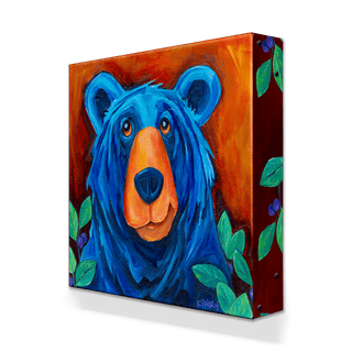 Hunting for Huckleberries - Metal Box Art Metal Box Wall Art Karen Savory