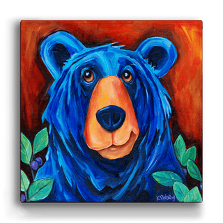 Hunting for Huckleberries - Metal Box Art Metal Box Wall Art Karen Savory