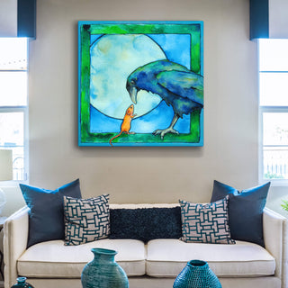 Friends for the Night - Metal Box Art Metal Box Wall Art Karen Savory