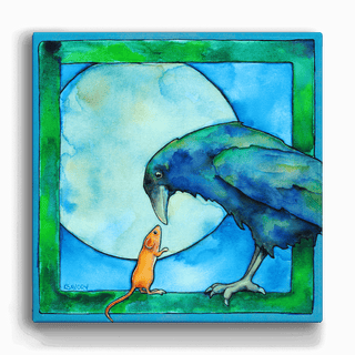 Friends for the Night - Metal Box Art Metal Box Wall Art Karen Savory