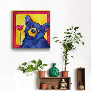 Cute as a Poppy - Metal Box Art Metal Box Wall Art Karen Savory