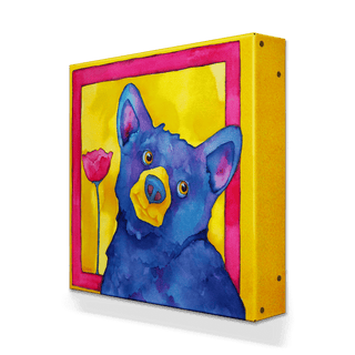 Cute as a Poppy - Metal Box Art Metal Box Wall Art Karen Savory
