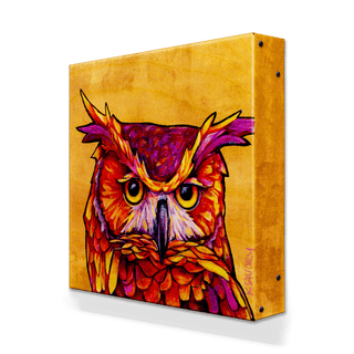 The Stare - Metal Box Art Metal Box Wall Art Karen Savory
