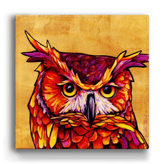 The Stare - Metal Box Art Metal Box Wall Art Karen Savory
