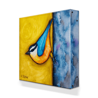 Which Side Up - Metal Box Art Metal Box Wall Art Karen Savory