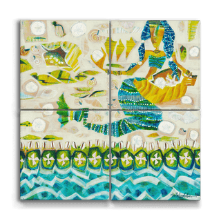 The Shell Collector - Metal Box Art Set Metal Box Wall Art Shelle Lindholm