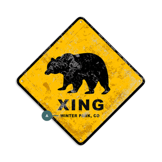 Grizzly Crossing - Metal Wall Art Wood & Metal Wall Art Meissenburg Designs