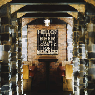 Is It Beer You're Looking For: Personalized - Corrugated Metal Wall Art Corrugated Wall Art Meissenburg Designs