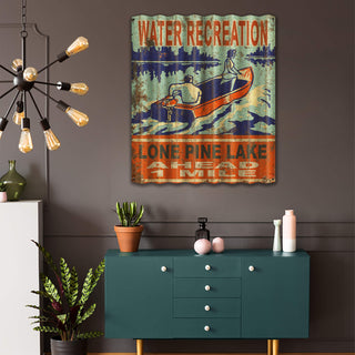 Water Recreation - Corrugated Metal Wall Art Corrugated Wall Art Meissenburg Designs