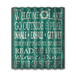 Green Generic Corrugated Metal Wall Art